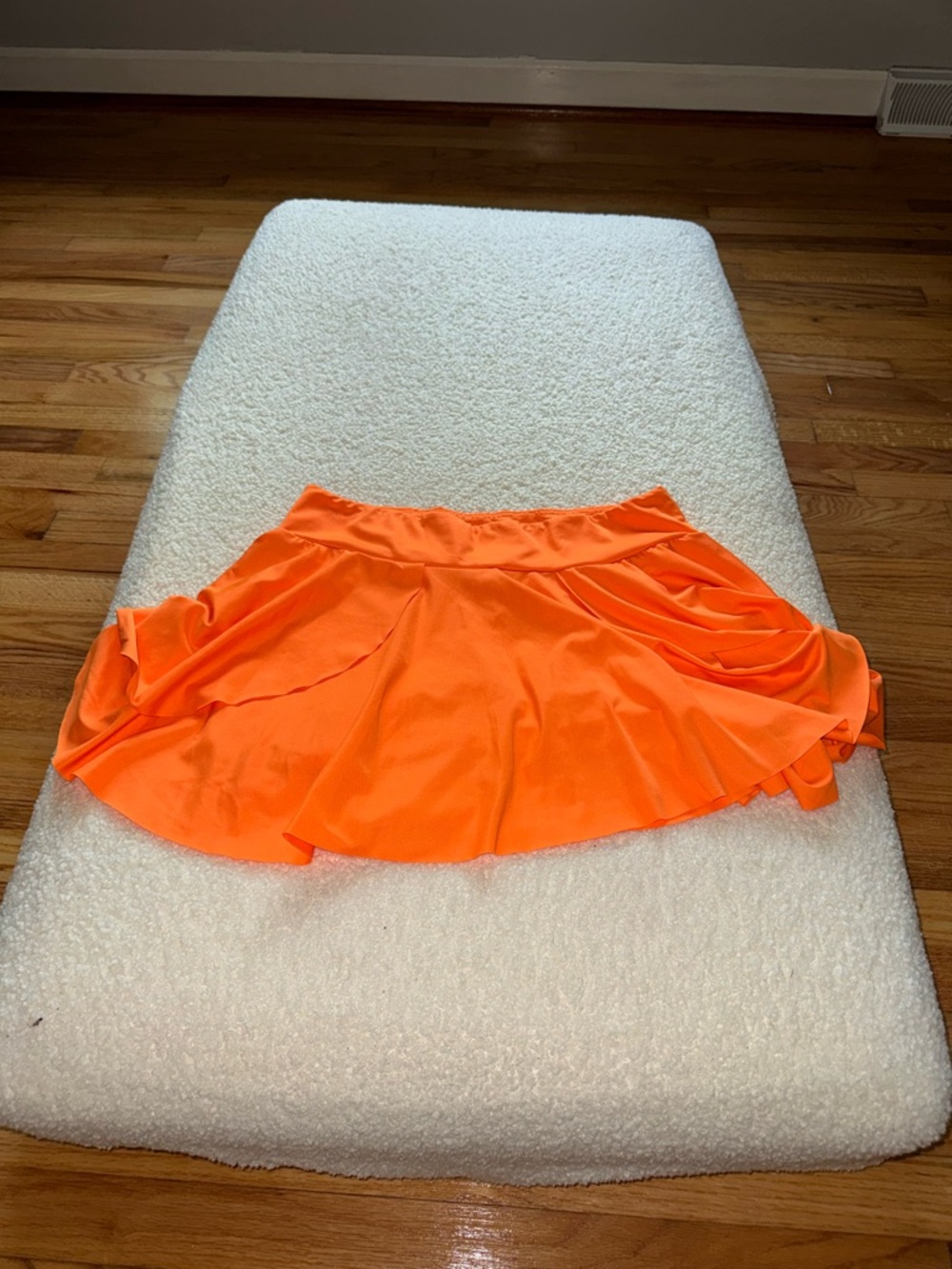 Women’s Bright Orange Flared Skirt